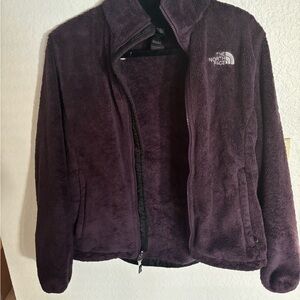 North Face Zip Up Purple/Plum Jacket
